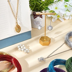 Упаковка из 10 рулона многоцветной круглой алюминиевой проволоки 18 калибра для изготовления ювелирных изделий из бисера&nbsp;AW-PH0001-01-1mm