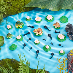 41 шт. 11 стиля декора из смолы&nbsp;DJEW-PH0001-70