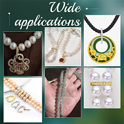 2 шт. 2-цветные родиевые застежки-крутилки из стерлингового серебра с микропаве из прозрачных кубических цирконий&nbsp;FIND-PH0018-35A