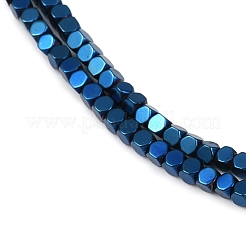 Гальванизировать немагнитных синтетический гематит бисер пряди&nbsp;G-I175-09H