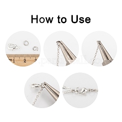 Застежки-карабины из полированной нержавеющей стали 304&nbsp;X-STAS-R072-39A