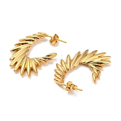 Серьги-гвоздики в форме крыльев из нержавеющей стали 304&nbsp;LS-EJEW-G368-01G