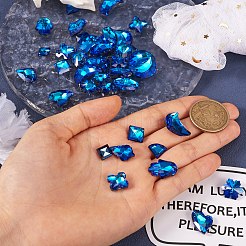 90шт 9 стиля подвески из гальванического стекла&nbsp;EGLA-TA0001-14