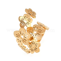 Кольца-манжеты из нержавеющей стали 304 для женщин&nbsp;RJEW-K302-02G