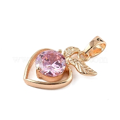 Латунные микро проложить кубического циркония подвески&nbsp;KK-E795-27KCG-05