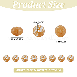 1 нить арбузный камень стеклянные бусины нити&nbsp;G-SP0001-13