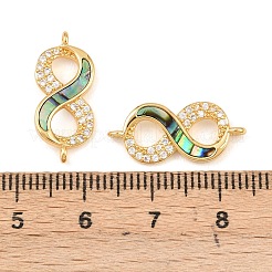 Подвески-коннекторы Infinity Link из натуральной ракушки пауа&nbsp;KK-Z140-05G