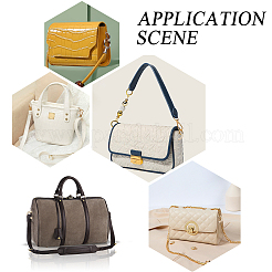 24 комплект двухцветных застежек для подвески сумок из цинкового сплава&nbsp;FIND-WR0005-96