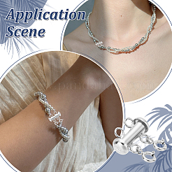 1 шт. 925 застежки из стерлингового серебра&nbsp;STER-AR0001-17P