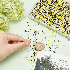 3 цвет непрозрачные стеклянные бусины&nbsp;SEED-PH0001-52