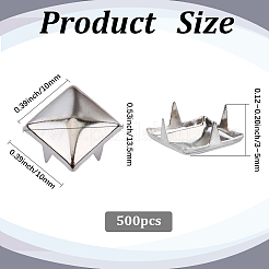 500 шт. латунные шпильки заклепки&nbsp;KK-SP0002-55