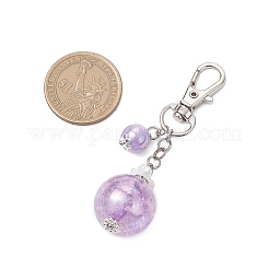 6 шт. круглые акриловые подвески-украшения&nbsp;HJEW-JM04231