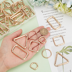 50 шт. 5-х видов железных пряжек&nbsp;IFIN-WR0001-12