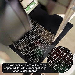 Бумага для лазерного затемнения&nbsp;LS-DIY-WH0504-84