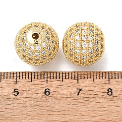 CZ латунные микро проложить кубического циркония круглых бусин&nbsp;LS-ZIRC-L017-05G