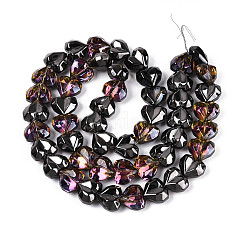 Гальванизируйте прозрачное стекло бисер нитей&nbsp;EGLA-B012-AB21