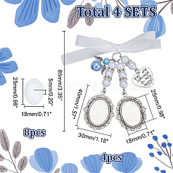 Наборы для изготовления подвесок из сплава цветов своими руками&nbsp;PALLOY-HY00072