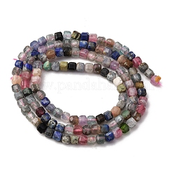 Cmешанные драгоценный камень бисер нитей&nbsp;LS-G-RM2025-C25-F