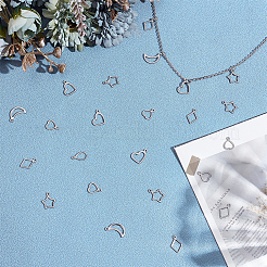 120 шт. 6 стиля подвески из нержавеющей стали 304&nbsp;STAS-AR0002-58P