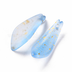 Прозрачный лак окрашенные стеклянные подвески&nbsp;GLAA-S190-015H-01