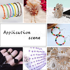 900шт набор из 15-х видов непрозрачных однотонных стеклянных бусин&nbsp;DIY-PH0003-45