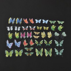 40шт 20 стиля домашних животных клей водонепроницаемый набор наклеек&nbsp;LS-DIY-K032-50B