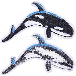 10 шт. Компьютеризированная вышивка ткань утюгом / пришить патчи&nbsp;DIY-CY0002-26