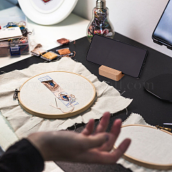 8 шт. деревянные держатели для мобильных телефонов&nbsp;AJEW-DC0002-12