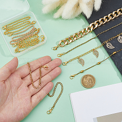 8 шт. цепь из железа и нержавеющей стали 304 и алюминия для бейсболок&nbsp;HJEW-DC00070