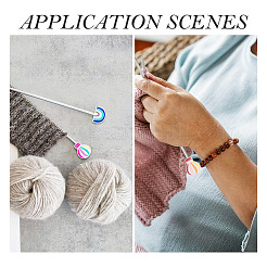 6 шт. 6 стиля силиконовый колпачок для спиц&nbsp;SIL-TA0002-40