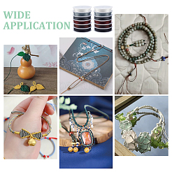 12 рулон 6-х цветной полиэстеровой круглой нити&nbsp;OCOR-PH0005-25B