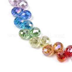 Стеклянные бусины с гальваническим покрытием &nbsp;EGLA-D300-02-8mm