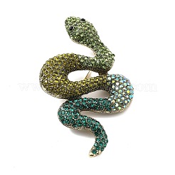 Броши из змеиного сплава со стразами для одежды рюкзака&nbsp;JEWB-M069-01AG-01