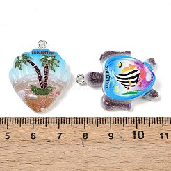 Подвески из непрозрачной смолы&nbsp;RESI-D016-03A