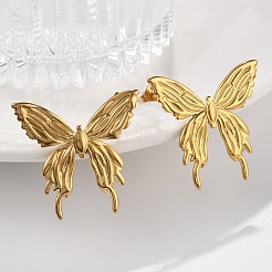 Серьги-гвоздики из нержавеющей стали 304 для женщин&nbsp;LS-EJEW-K306-21G