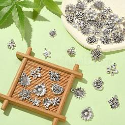 Подсолнечника подвески сплава тибетский стиль&nbsp;TIBEP-CJ0001-09-RS