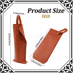 Сумка для бутылки вина из искусственной кожи&nbsp;AJEW-WH20033-062B