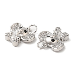 Реечное покрытие латунь с подвесками из кубического циркония&nbsp;KK-K332-27P