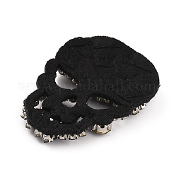 Ткань черепа пришиваем аппликации&nbsp;DIY-WH0308-269D