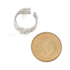 Кольца-манжеты из нержавеющей стали 304 полые широкие для женщин&nbsp;RJEW-G338-24P