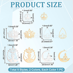 Набор для самостоятельного изготовления украшений на тему йоги&nbsp;STAS-UN0047-51