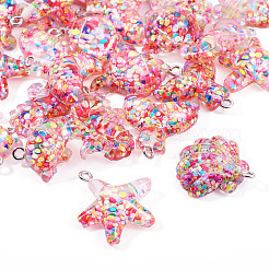 24шт 6 стиля подвески из смолы&nbsp;RESI-TA0003-27