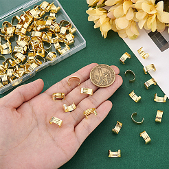 120шт латунные складные обжимные концы&nbsp;KK-PH0014-10C