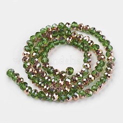 Гальванизируйте прозрачное стекло бисер нитей&nbsp;EGLA-A034-T2mm-N02