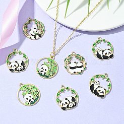 Подвески из сплава эмали 10шт 5 стиля&nbsp;ENAM-YW0003-75