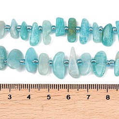 Природных амазонит бисер нитей&nbsp;G-K393-B02