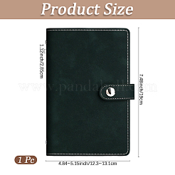 Прямоугольная обложка для блокнота с отрывными листами из искусственной кожи&nbsp;AJEW-WH20060-88C