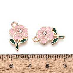 Подвески из сплава со стразами и эмалью&nbsp;ENAM-T024-63B-G