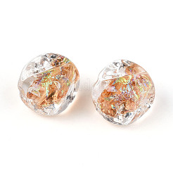 Ручной работы бусины фольги&nbsp;FOIL-T007-02B