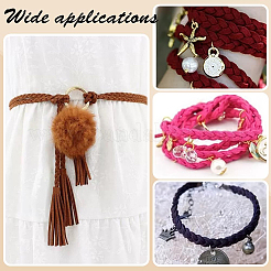 30м 6-цветный 3-слойный плетеный шнур из искусственной замши&nbsp;LW-PH0002-34